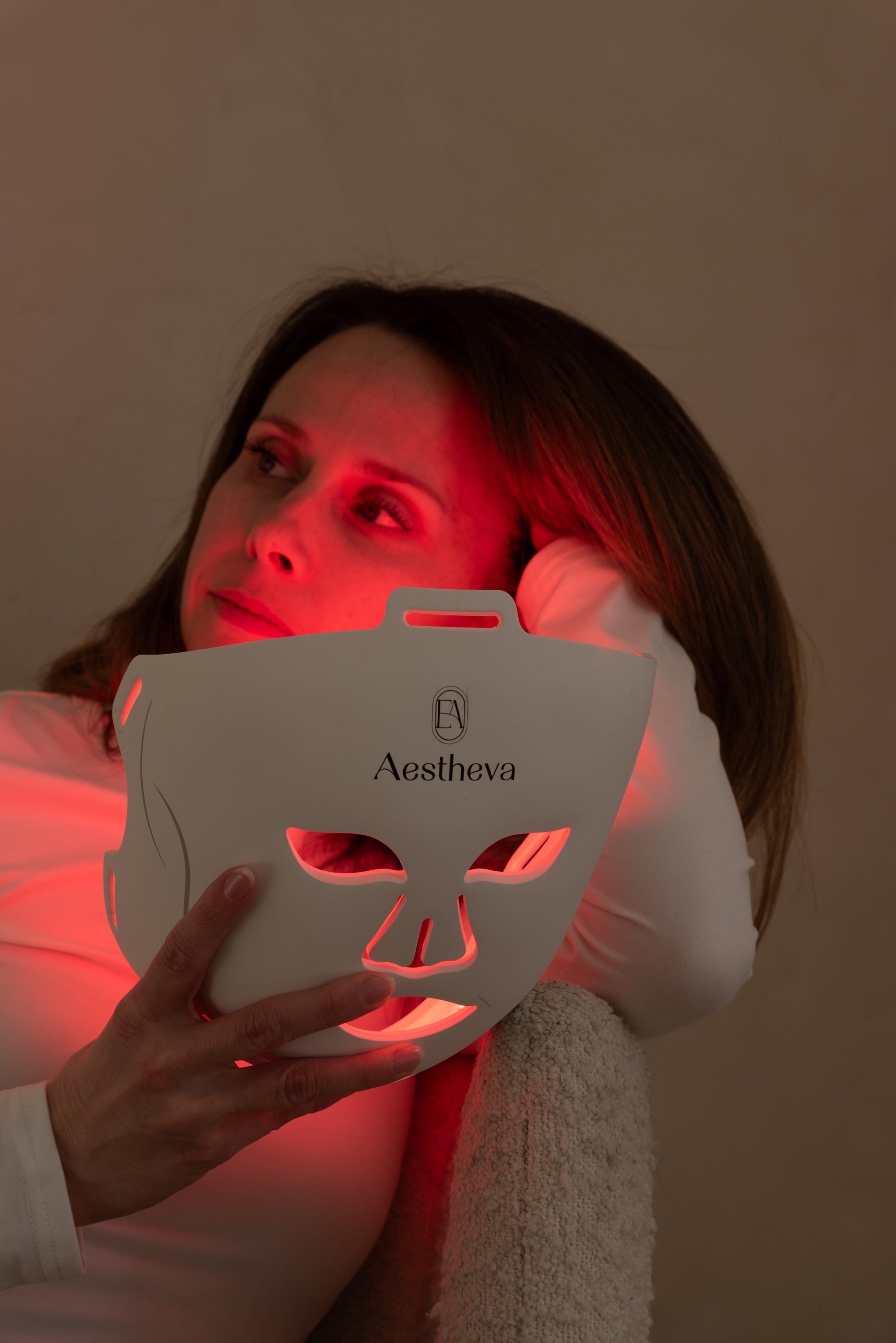 Masque lumière rouge